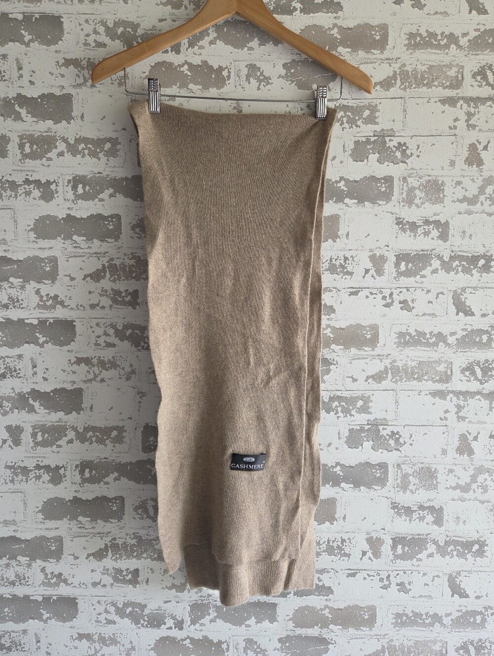 GOBI Cashmere 100% Mongolian Cashmere Scarf - Beige/Taupe Neutral Luxury
